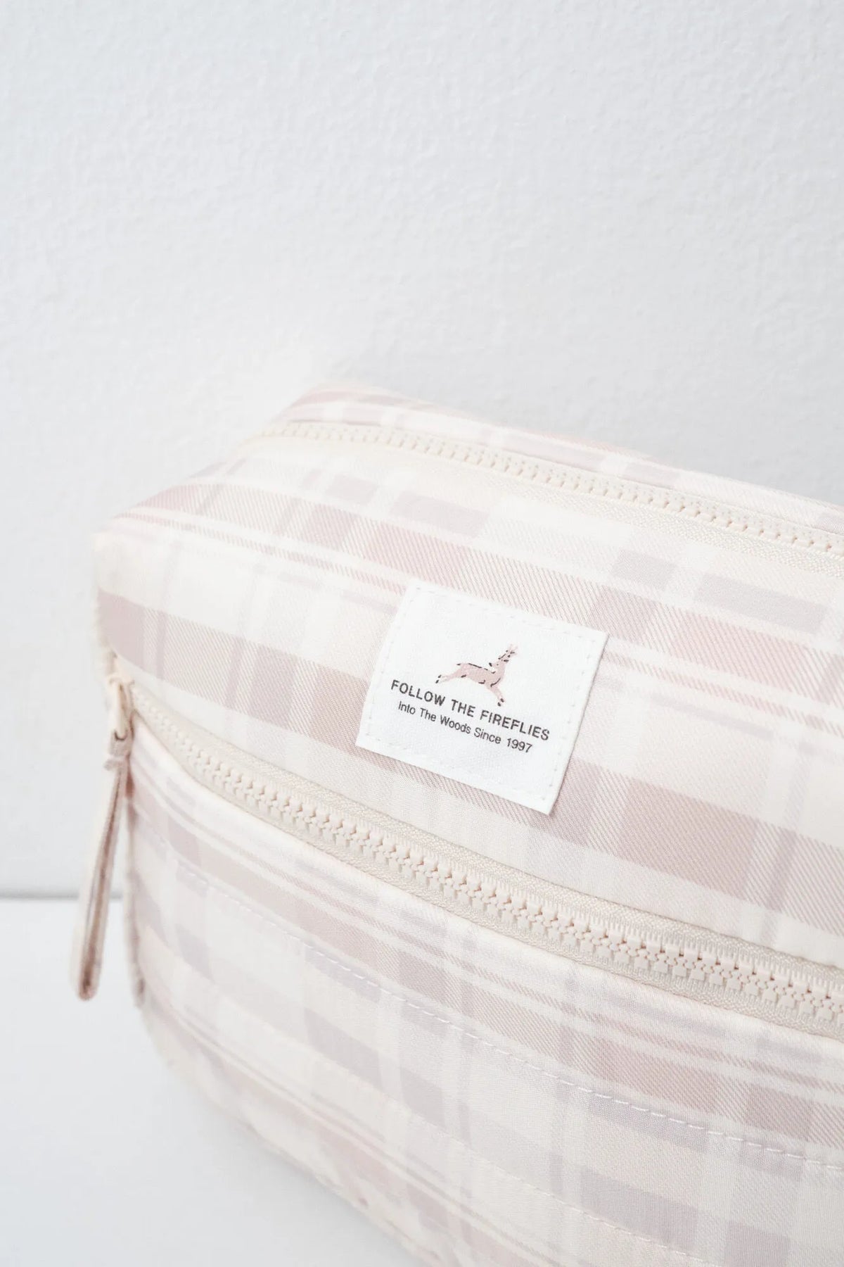 Women Secret White Print Women Plaid Print Medium Vanity Case SKU: 4844777_97 Image 04