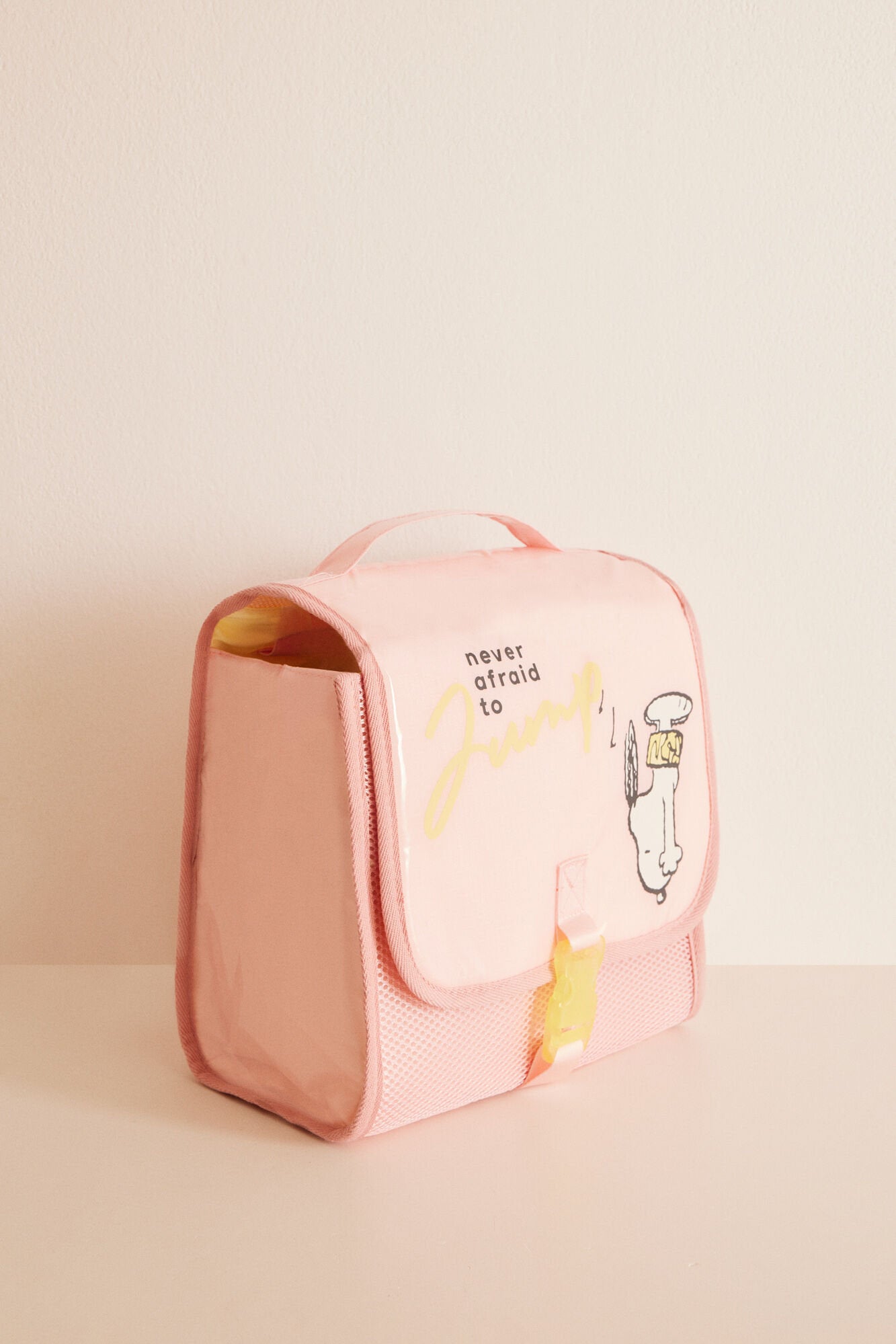 Snoopy Pink Folding Beauty Case_03