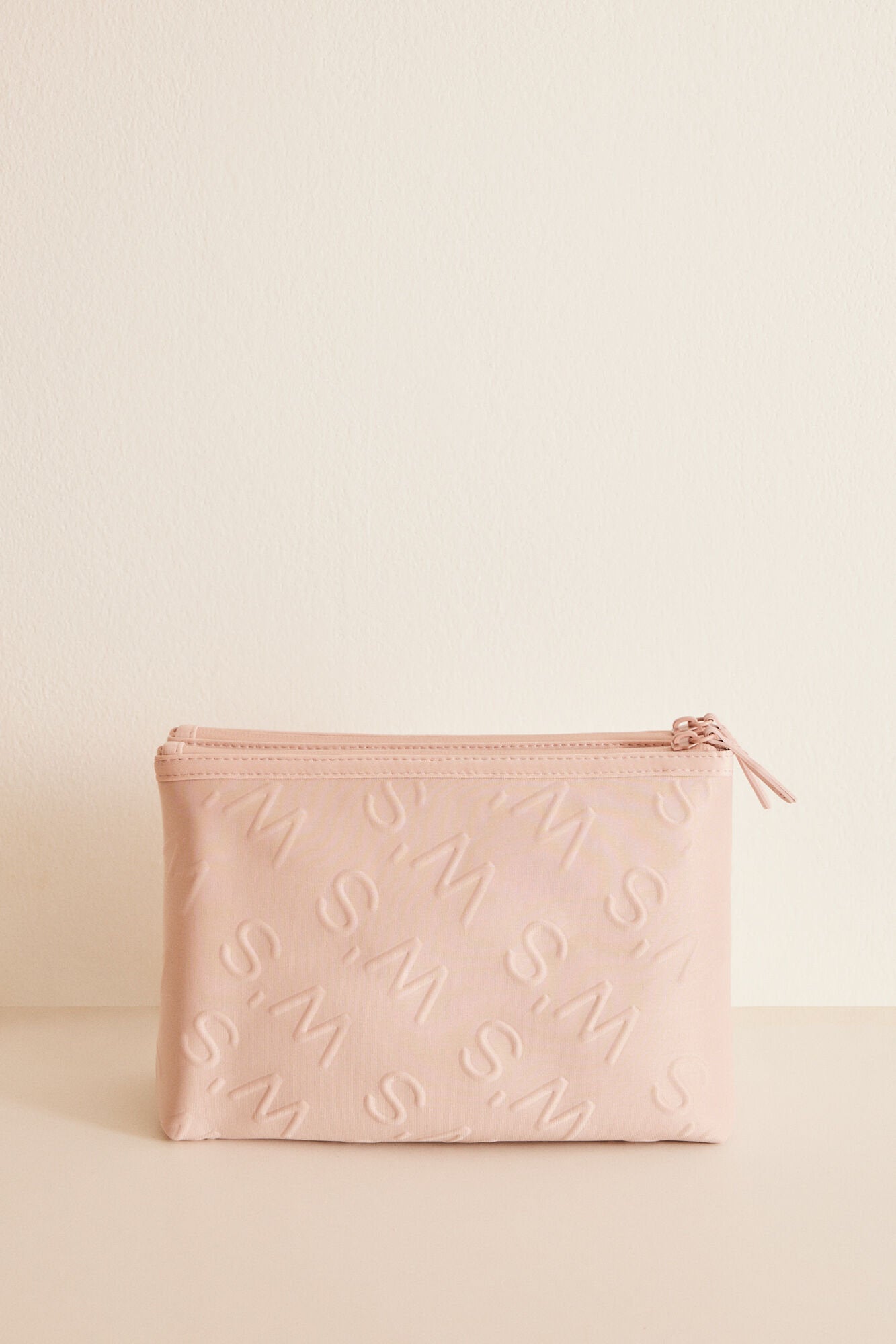 Medium Double Pink Logo Beauty Case_04