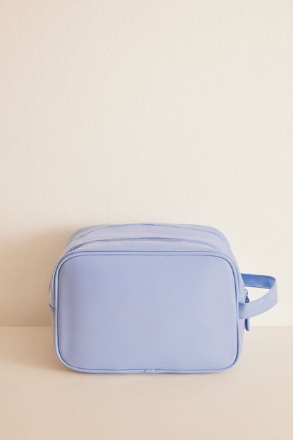 Big Blue Patent Leather Beauty Case_05