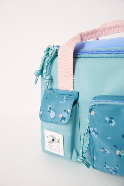 Large Color Block Snoopy Beauty Case_06