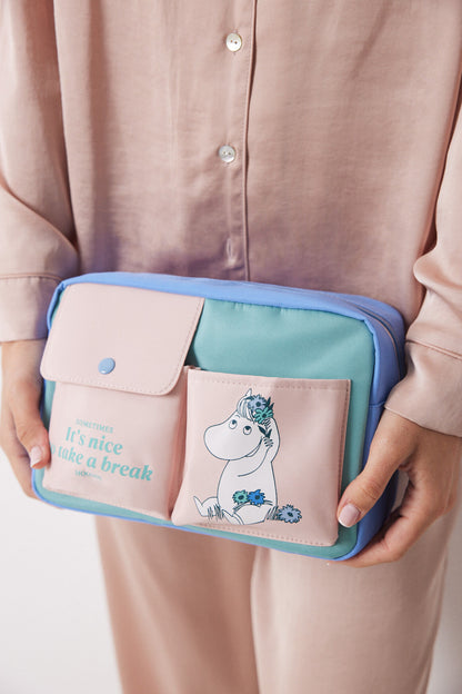 Medium Color Block Moomin Beauty Case_01