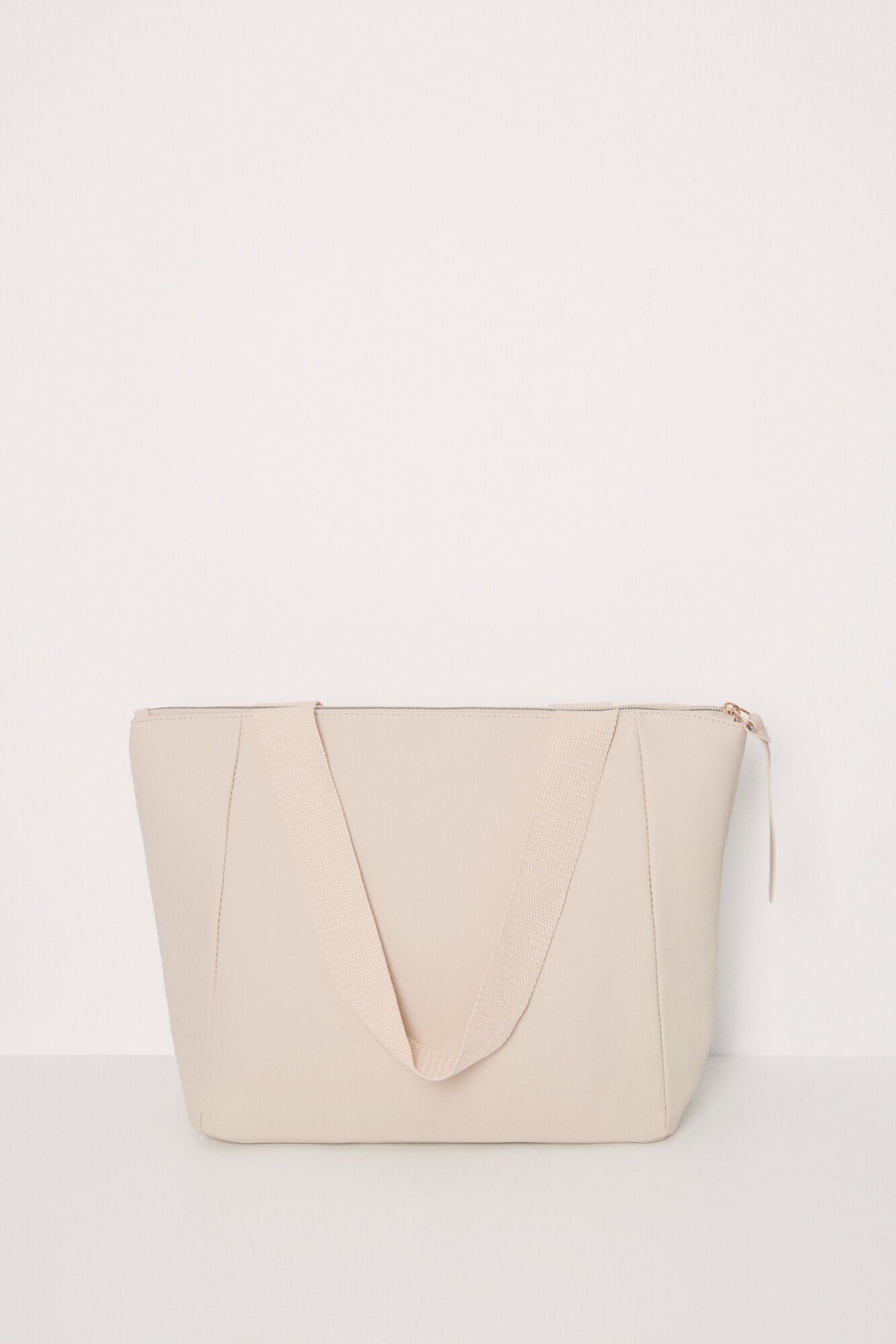 Large Beige Rubberized Bag_03