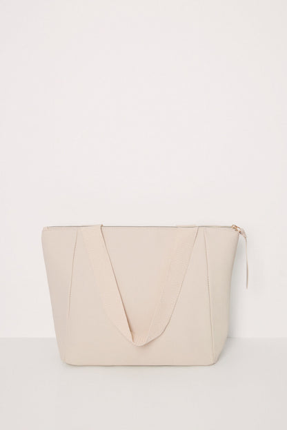 Large Beige Rubberized Bag_03