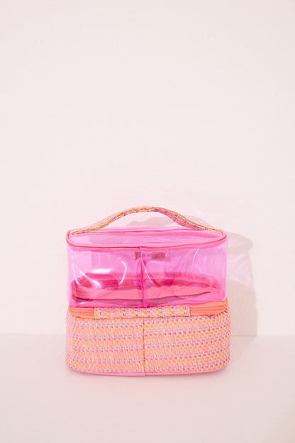 Women Secret_Medium Pink Double Raffia Vanity Case_4849242_79_06