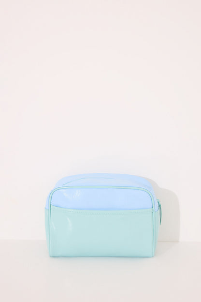 Women Secret_Large Blue and Green Vanity Case Leather Toiletry Bag_4849255_98_04