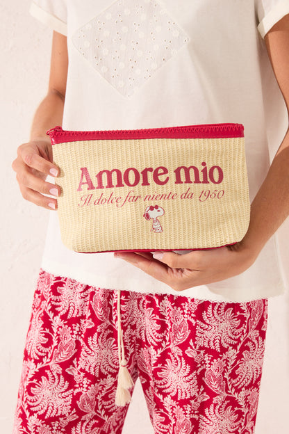 Women Secret_Medium Snoopy Raffia Vanity Case_4849271_38_06