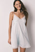 Women Secret Light Blue Women Blue Viscose Soft Touch Short Nightgown SKU: 4853722_17 Image 01