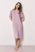 Women Secret Pink Women Pink Viscose Soft Touch Long Nightgown SKU: 4853723_73 Image 02