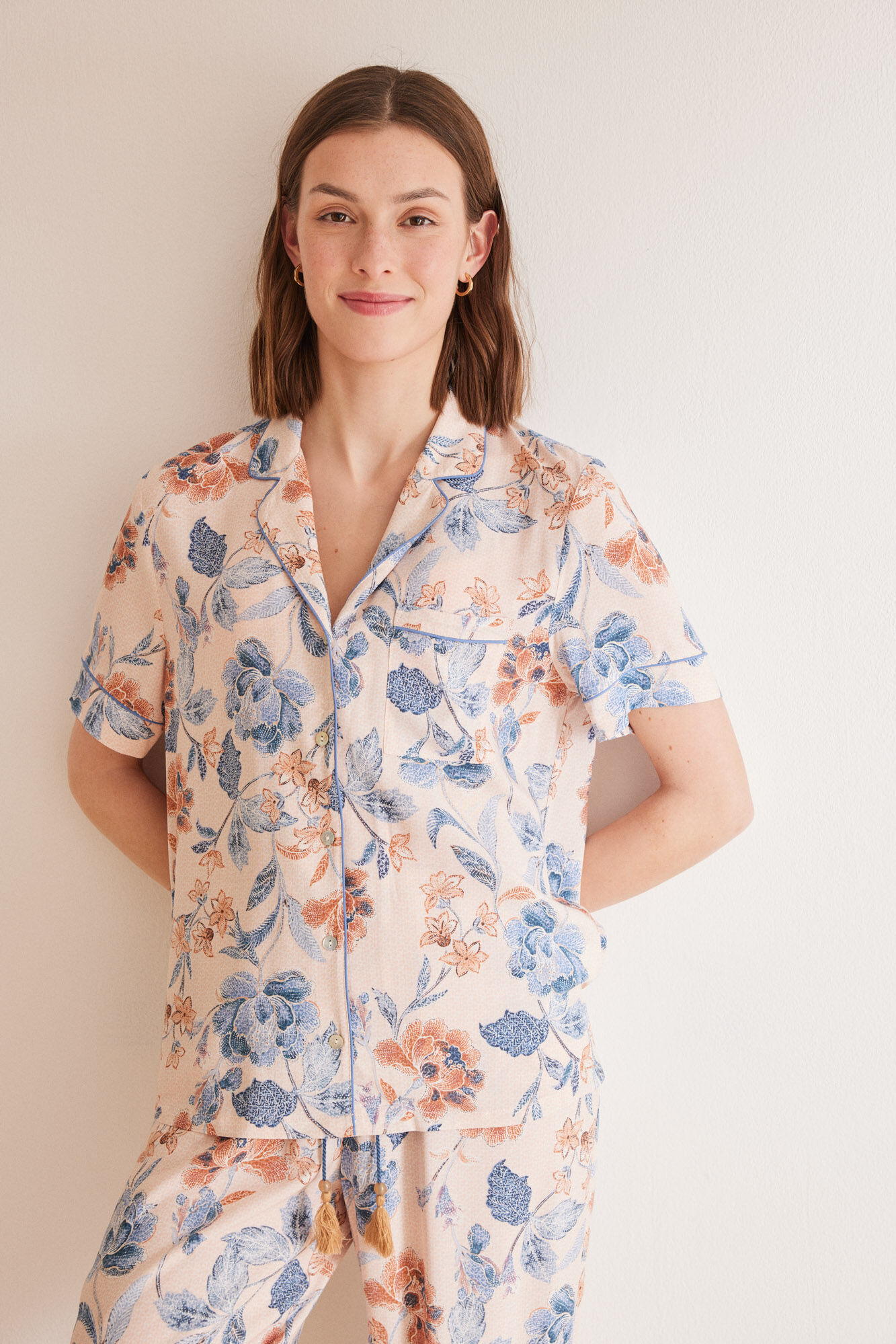 Short Sleeve Long Pant Pyjama Set_4857418_98_04