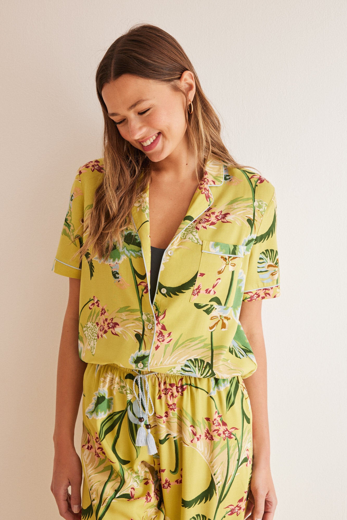 Tropical T-Tamer Pajama Capri_02