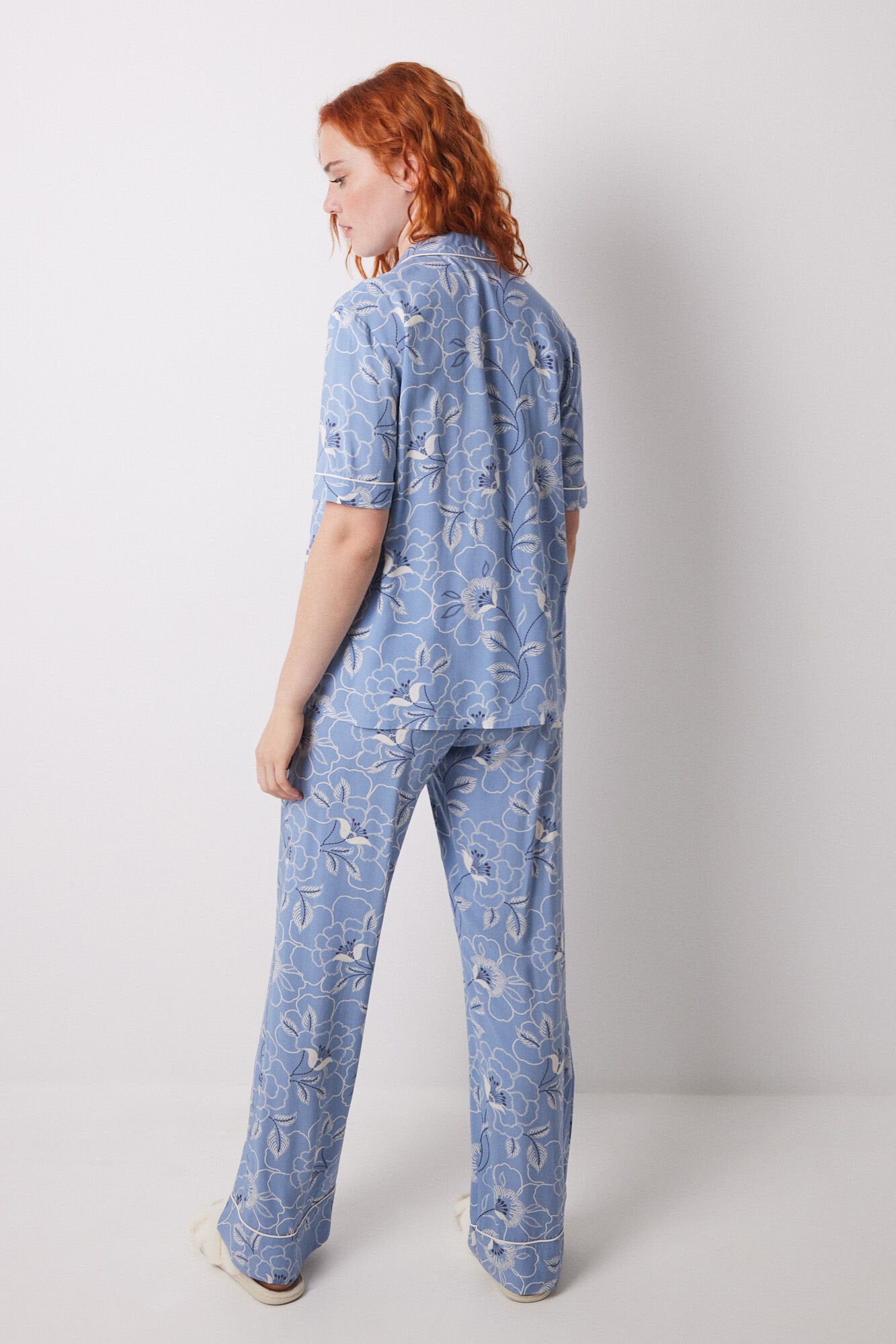 Women Secret_Viscose Flower Classic Pyjamas_4859406_17_06