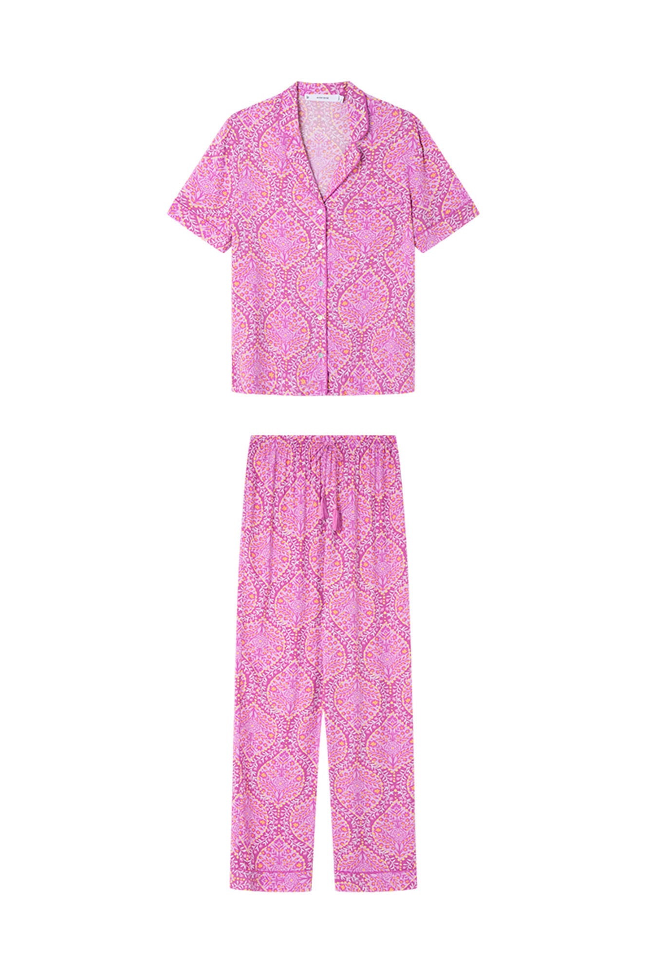 Women Secret_Viscose Boho Print Classic Pyjamas_4859410_79_07