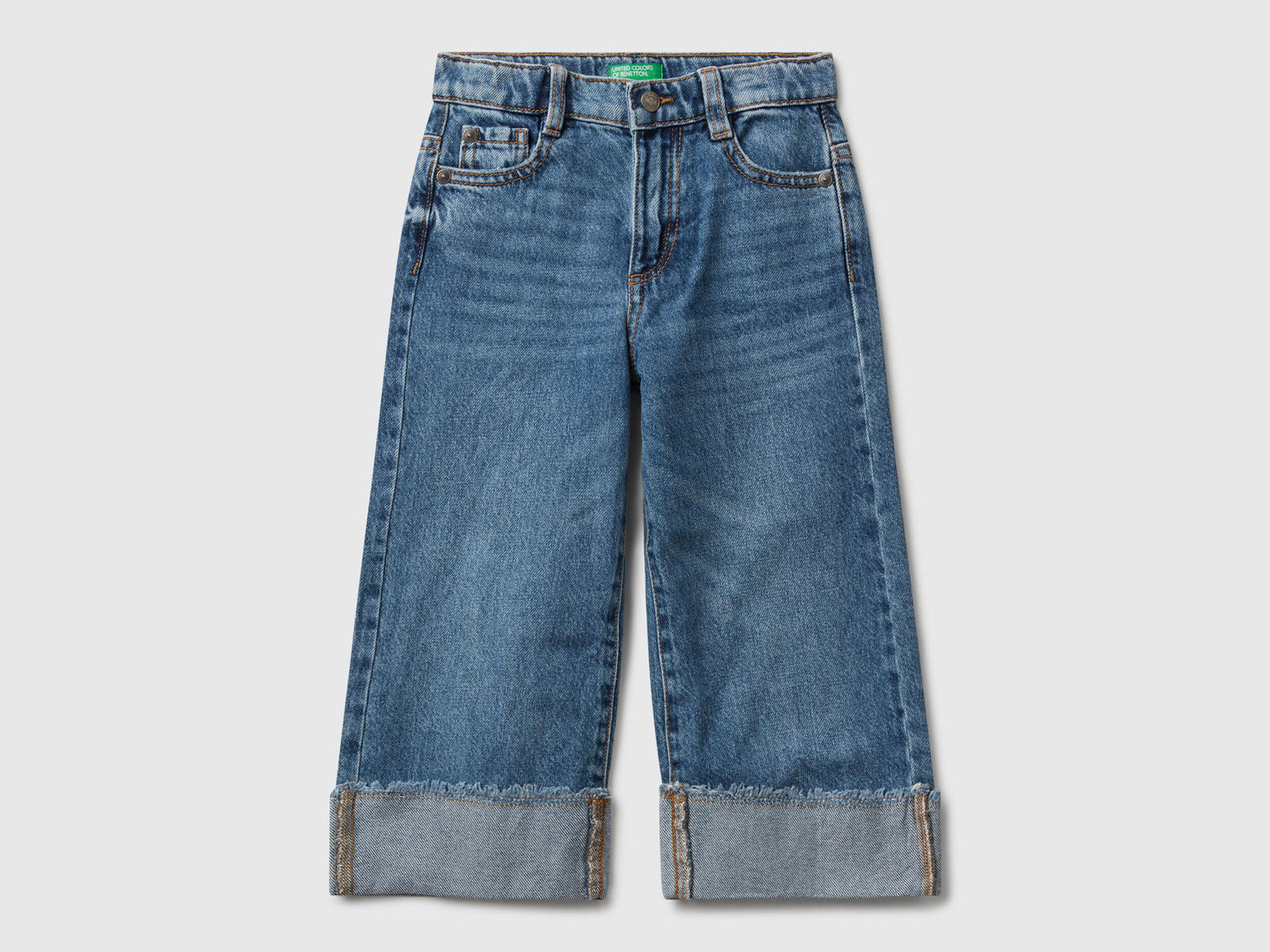 Benetton_Blue_Wide Fit Jeans with Cuff_488PGE02O_901_01