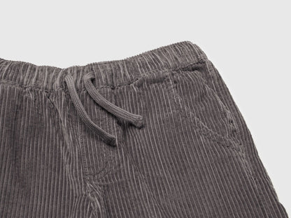 Benetton Gray Boys Corduroy Trousers SKU: 48TWCF062_39R Image 03