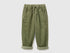 Benetton Military Green Boys Corduroy Trousers SKU: 48TWGF03B_07N Image 01