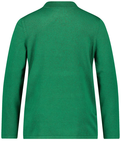 Samoon_Dark Green_Pullover 1/1 Sleeve_490015-87002_5760_02