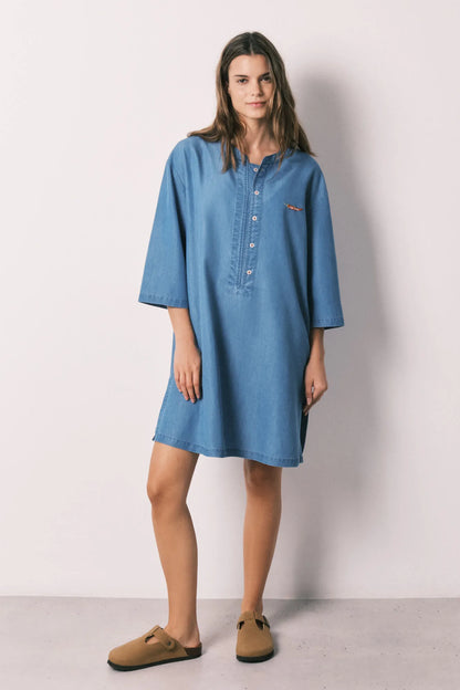 Women Secret Light Blue Women Blue Light Denim Short Camisole SKU: 4923662_16 Image 04