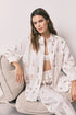 Women Secret White Print Women Floral Print Poplin Long Sleeve Shirt SKU: 4923663_97 Image 03