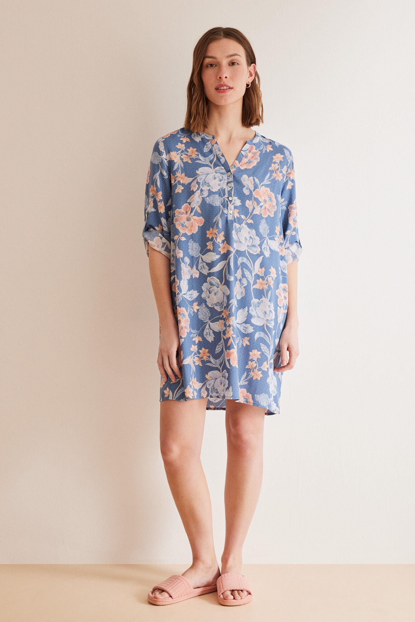 Printed Tunic Style Short Dress_4927021_19_02