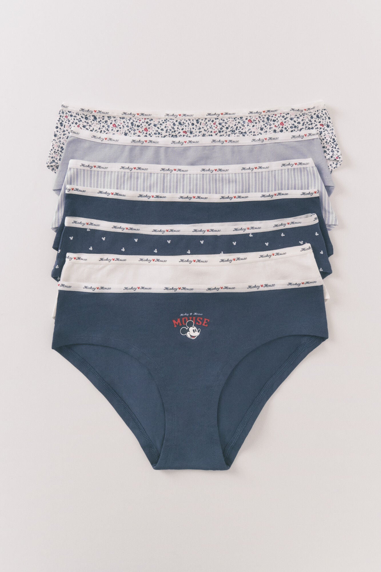Women Secret_Multi-Color_Pack of 7 Multicoloured Mickey Wide Panties_4932664_98_01