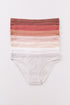 Women Secret_Multi-Color_Pack of 7 White Print Cotton Thongs_4932672_97_01