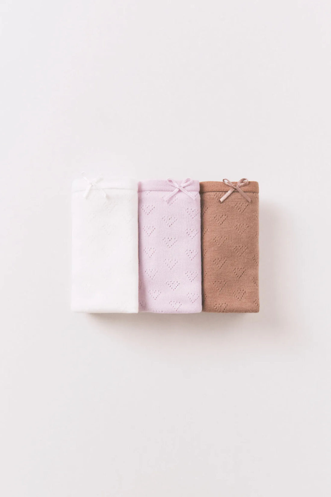 Women Secret_White Print_3-Pack Classic Ribbed Cotton Bow Panties_4933615_97_03