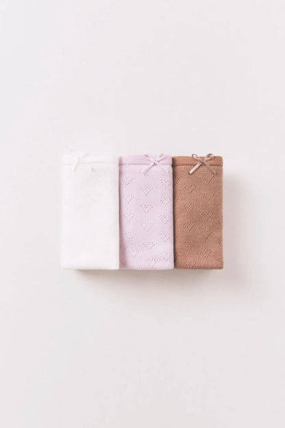 Women Secret_White Print_3-Pack Classic Ribbed Cotton Bow Panties_4933615_97_03