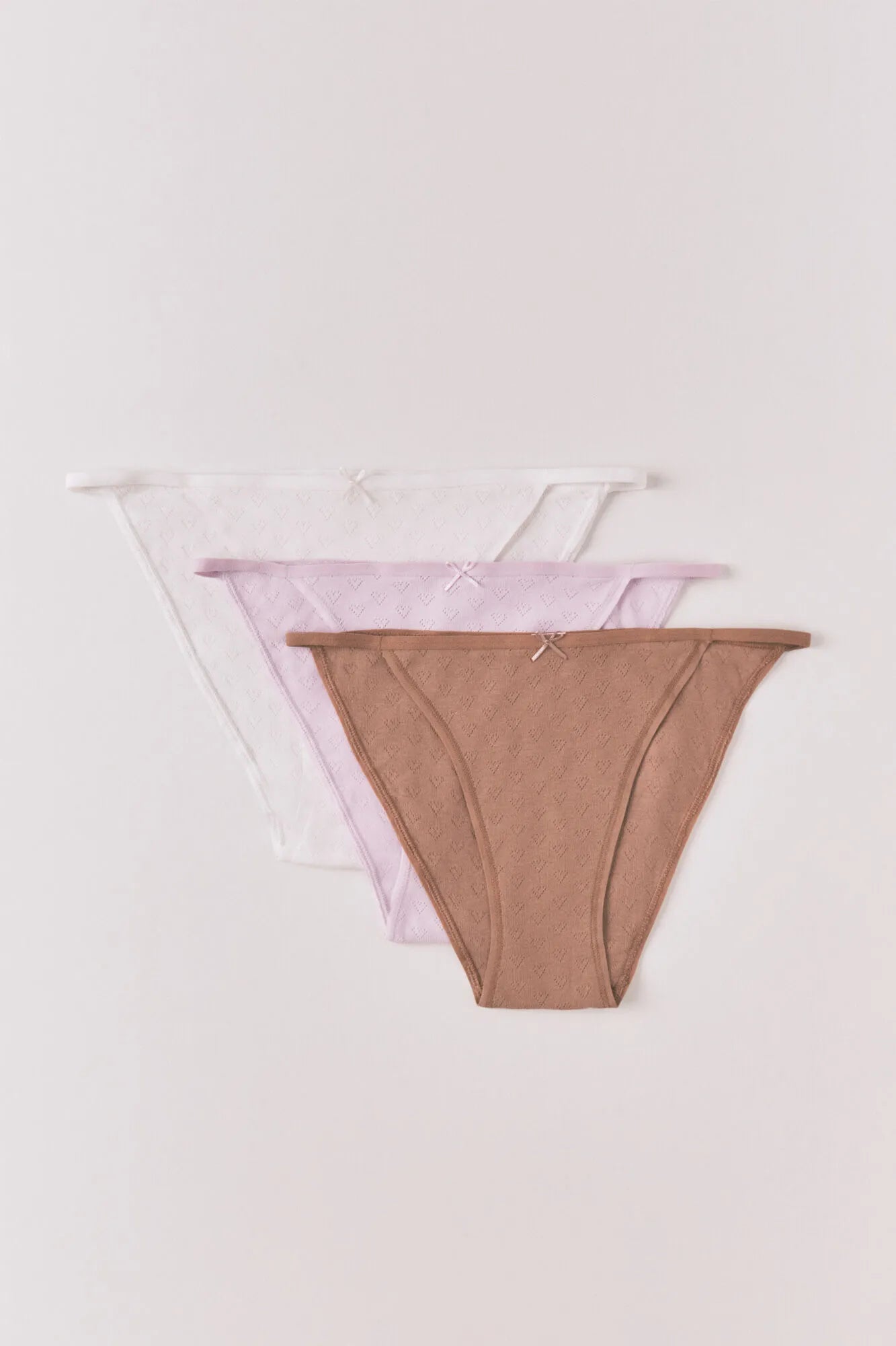 Women Secret_White Print_3-Pack Classic Ribbed Cotton Bow Panties_4933615_97_04