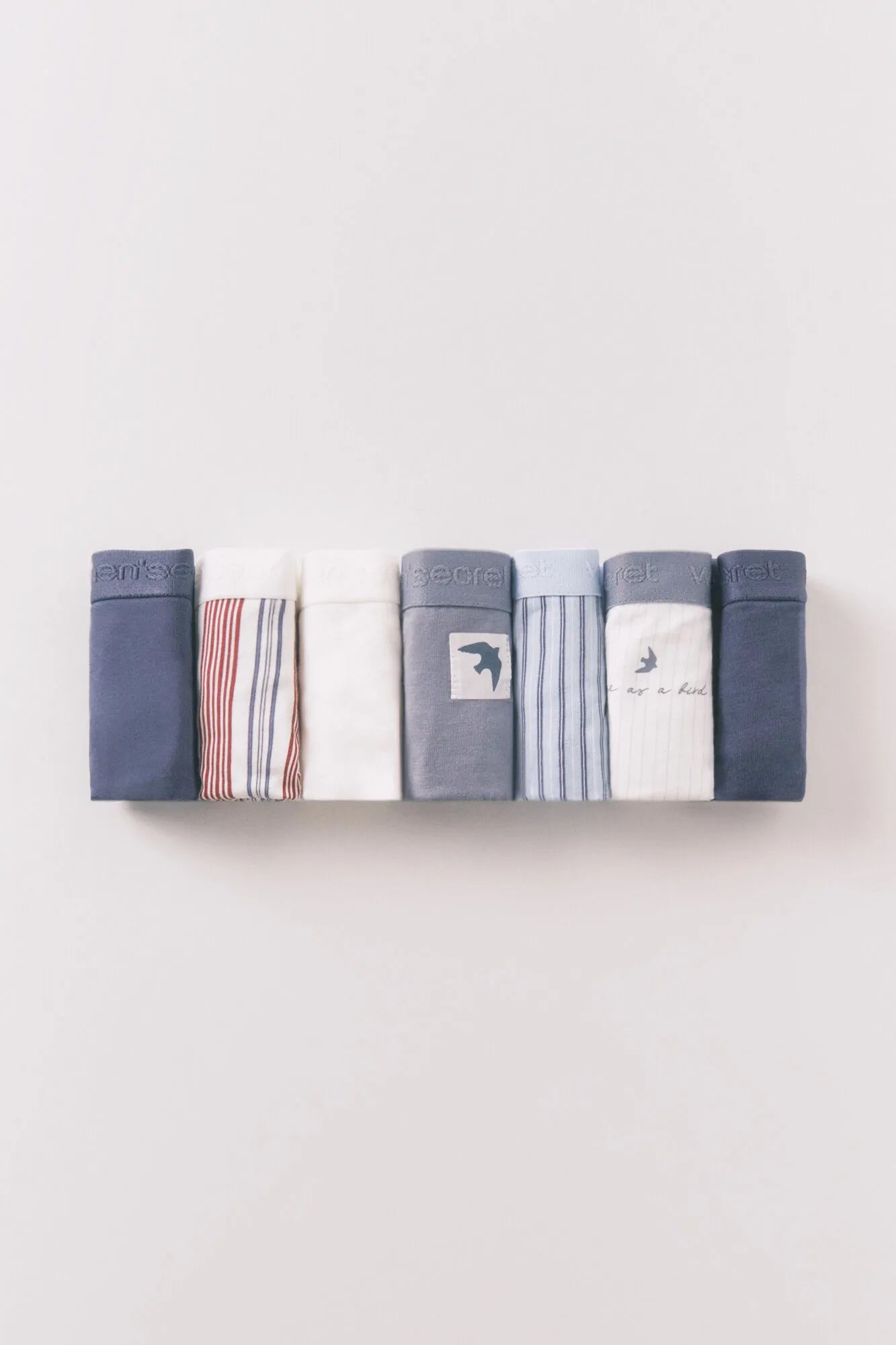 Women Secret_Multicoloured_Blue Cotton 7-Pack Classic Logo Panties_4933620_98_01