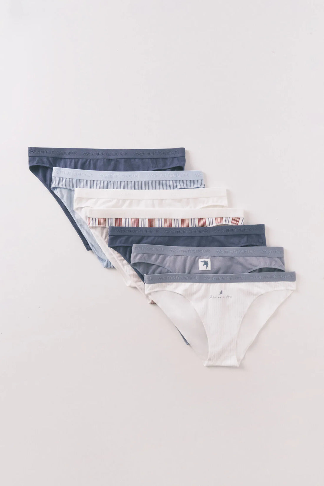 Women Secret_Multicoloured_Blue Cotton 7-Pack Classic Logo Panties_4933620_98_02
