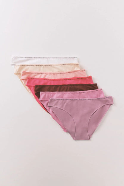 Women Secret_White Print_7-Pack Pink Cotton Classic Panties_4933623_97_02