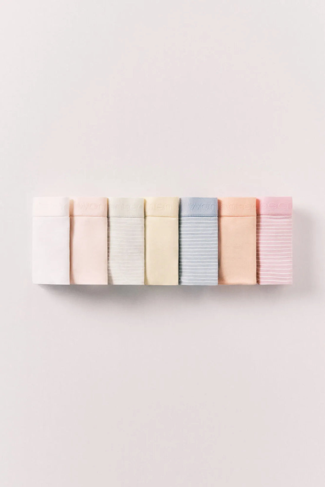 Women Secret Multicoloured Women Cotton 7-Pack Classic Soft Logo Panties SKU: 4933672_98 Image 01