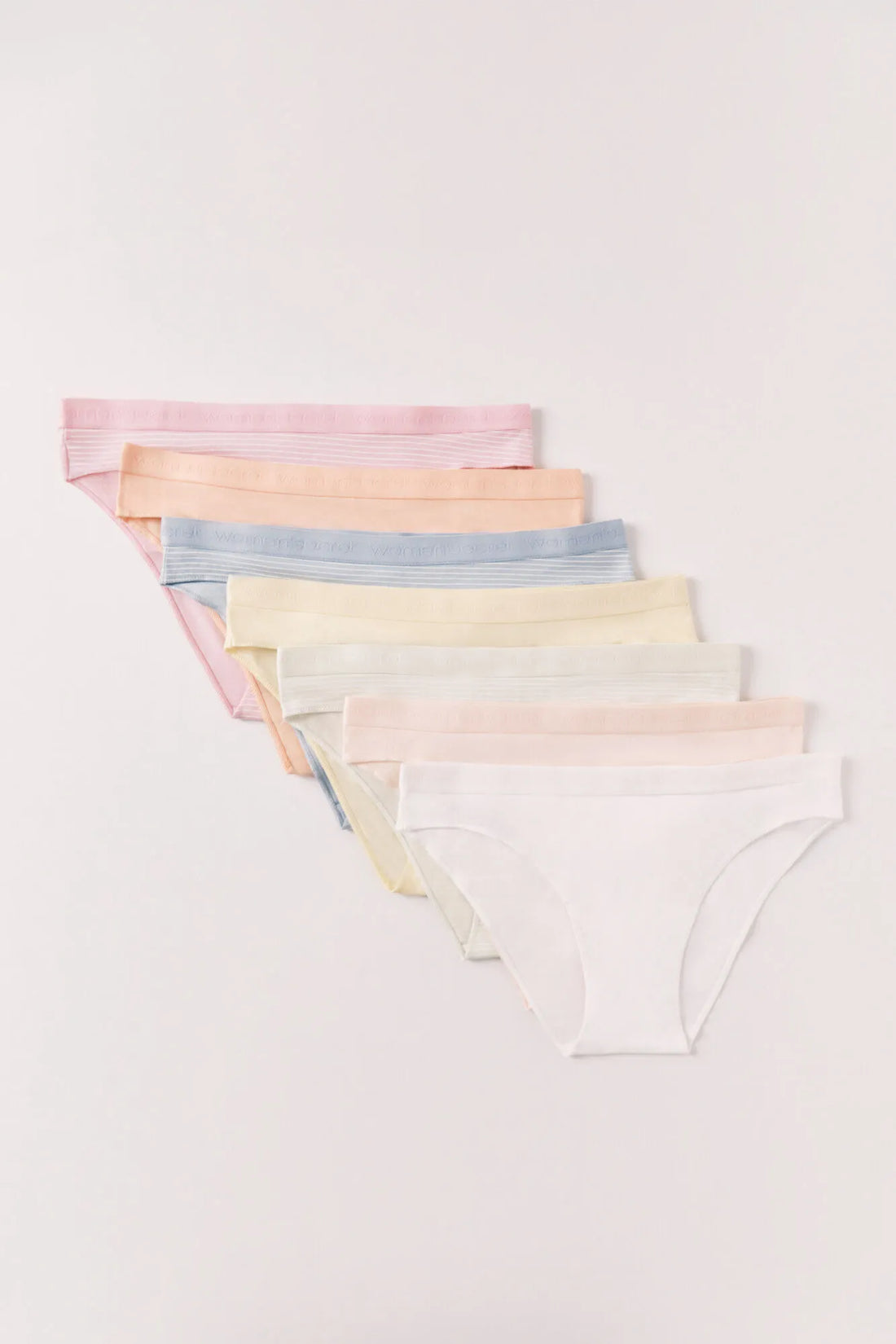 Women Secret Multicoloured Women Cotton 7-Pack Classic Soft Logo Panties SKU: 4933672_98 Image 02