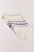 Women Secret White Print Women Plain Cotton Lace 7-Pack Wide Panties SKU: 4933689_97 Image 01