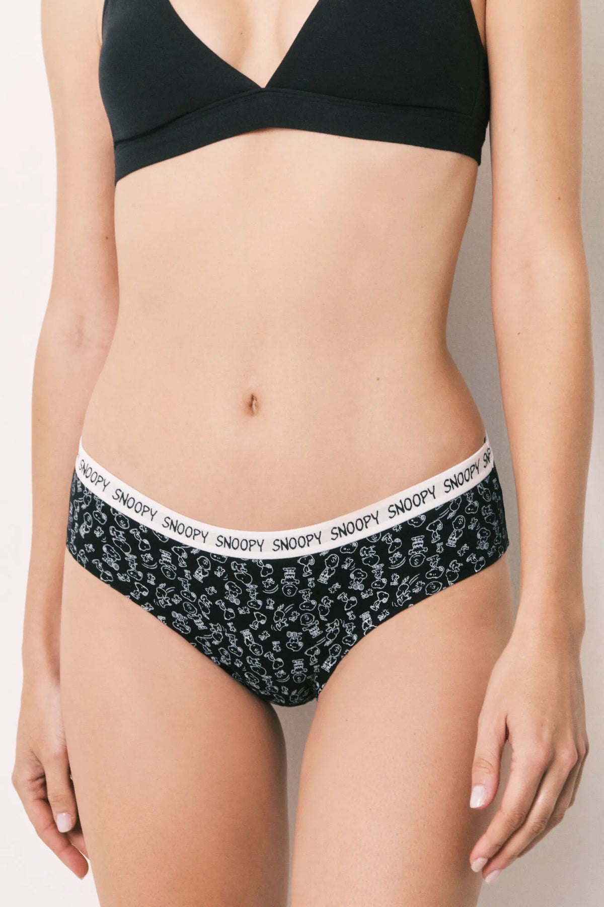 Women Secret Multicoloured Women Snoopy Print Cotton 7-Pack Wide Panties SKU: 4934528_98 Image 04