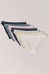 Women Secret White Print Women Pack 7 Classic Cotton Soft Logo Panties SKU: 4934538_97 Image 01