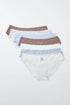 Women Secret Multicoloured Women Pack of 7 Wide Cotton Panties with Bambi Print SKU: 4934599_98 Image 01