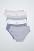 Women Secret Multicoloured Women Snoopy Print Cotton 7-Pack Wide Panties SKU: 4934619_98 Image 01