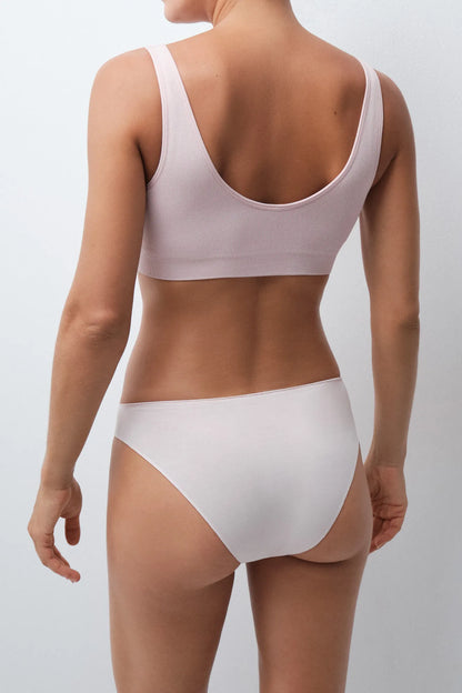 Women Secret White Print Women Pack of 7 Plain Cotton Classic Panties with Lace SKU: 4934622_97 Image 02