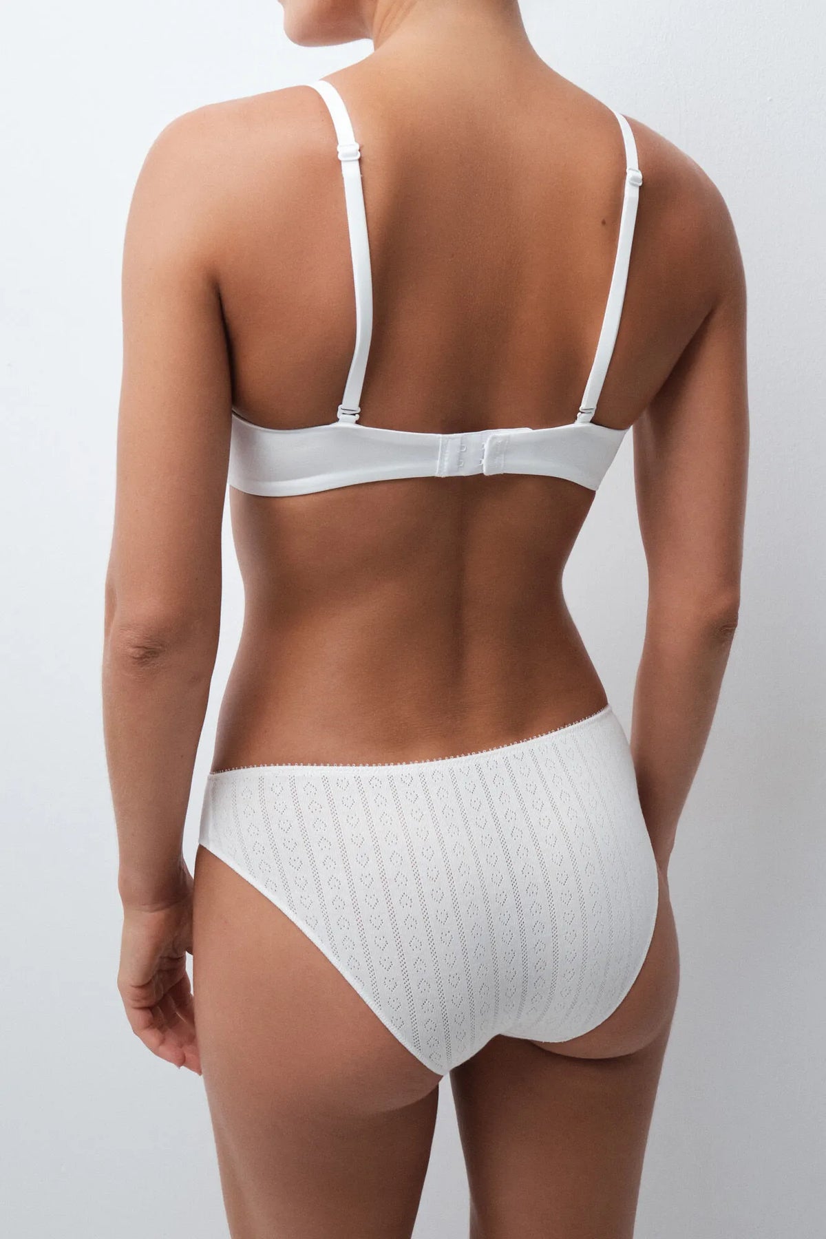 Women Secret White Print Women Pack of 7 Classic Cotton Textured Panties SKU: 4934626_97 Image 02