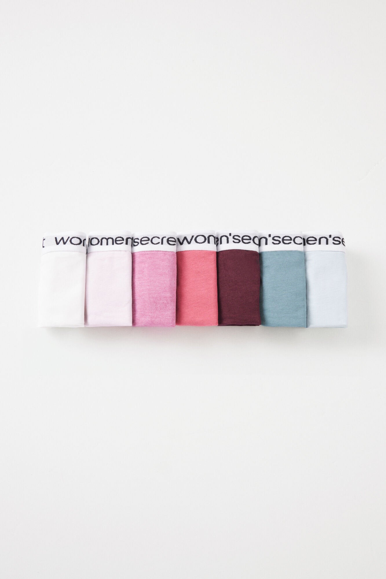 Women Secret_Pack of 7 Classic Cotton Panties with Logo_4939000_97_01