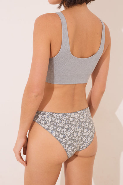 Women Secret_Pack of 7 Classic Cotton Panties in Grey and White_4939006_98_03