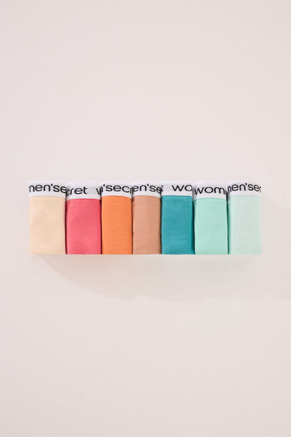 Women Secret_Pack of 7 Cotton Thongs with Logo_4939030_97_04