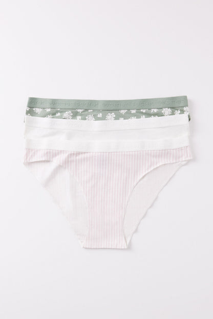 Women Secret_Pack of 3 Classic Cotton Panties with Logo_4939955_98_03