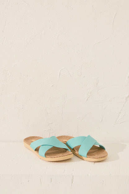 Women Secret_Turquoise Raffia Slippers_4992509_26_04