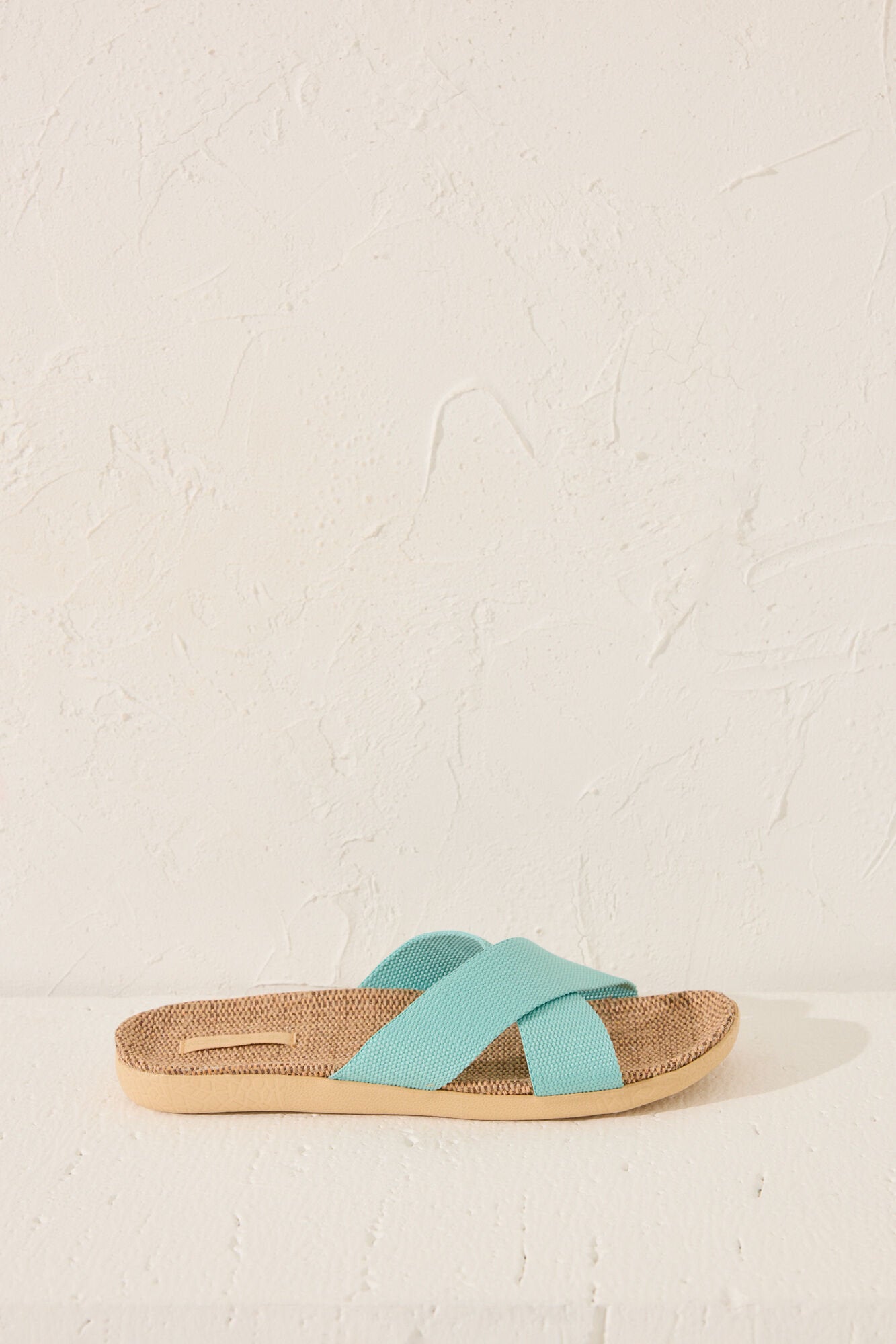 Women Secret_Turquoise Raffia Slippers_4992509_26_05