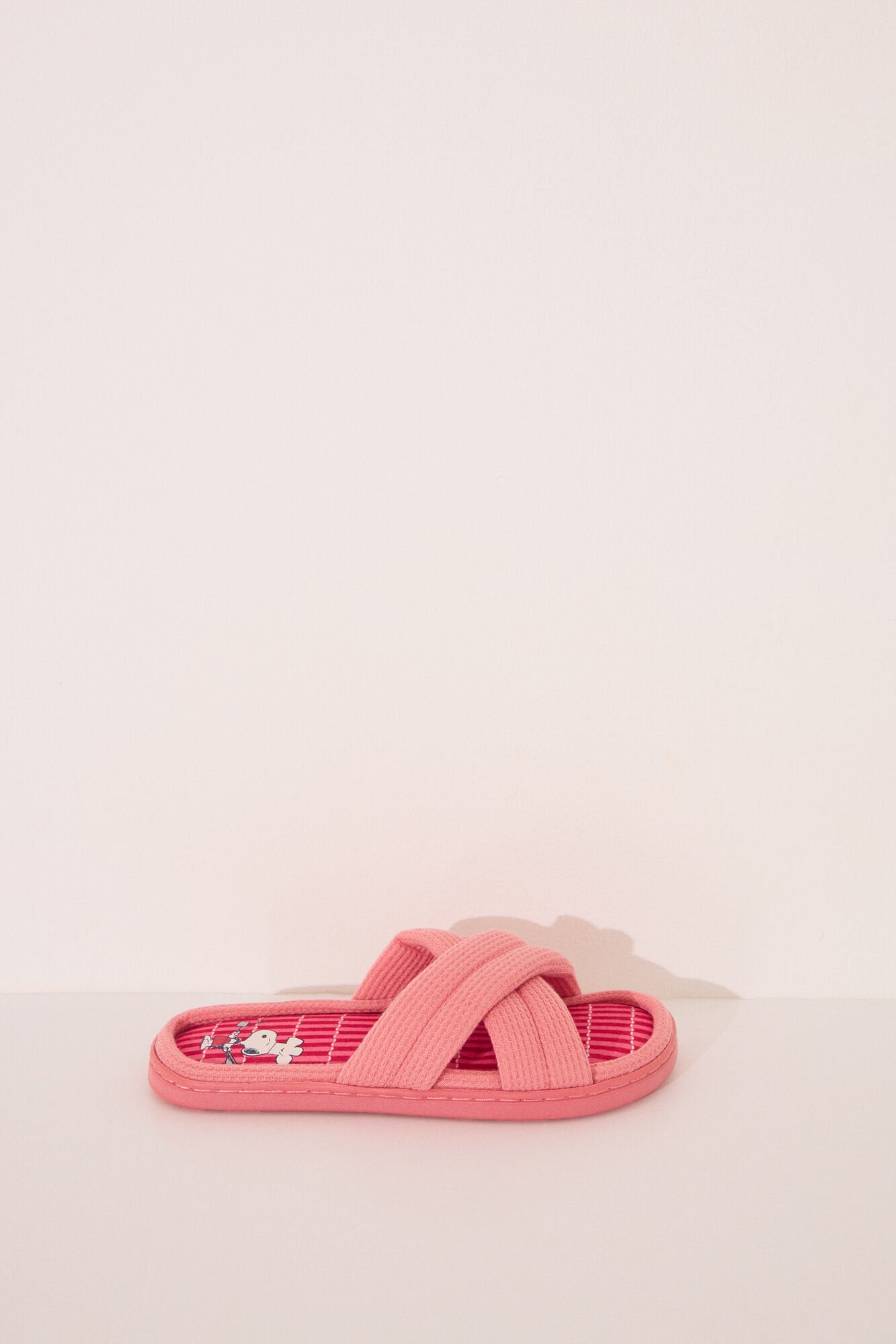 Women Secret_Pink Snoopy Padded Slippers_4992510_70_05