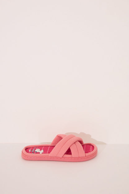 Women Secret_Pink Snoopy Padded Slippers_4992510_70_05