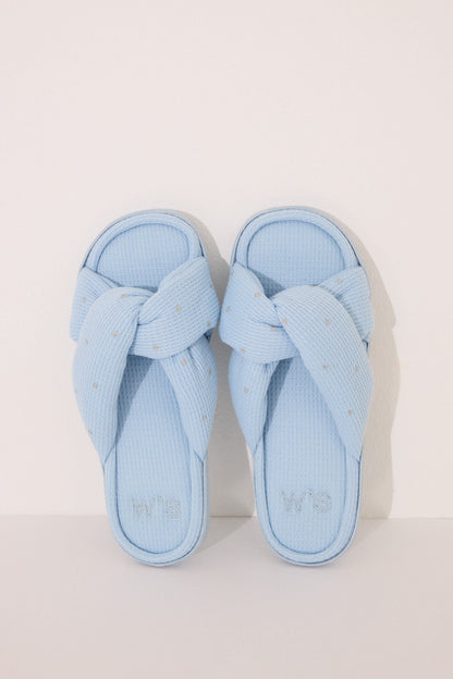 Women Secret_Blue Knot Waffle Shower Slipper_4992512_12_01